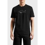 Paul & Shark % 100 Pamuk Regular Fit Bisiklet Yaka T Shirt Erkek T Shirt 23411198 011