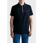 Paul & Shark % 100 Pamuk Regular Fit Yarım Fermuarlı Polo Yaka T Shirt Erkek Polo Yaka T Shirt 24411314 013 - Lacivert - XS