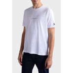 Paul & Shark 23411198-010 Beyaz Marka Logo Detaylı Regular Fit Kısa Kollu Erkek Tişört