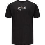 Paul & Shark Erkek Marka Logolu Pamuklu Normal Kalıp Günlük Siyah T-Shirt 24411085-011 - 2XL