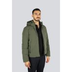Paul & Shark Erkek Normal Kalıp Kapitone Desenli Kuş Tüyü Dolgulu Kapüşonlu Yeşil Ceket 15312007-089 - XL