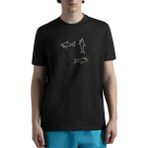 Paul & Shark Erkek Pamuklu Kısa Kollu Yuvarlak Yaka Siyah T-Shirt 24411088-011