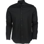 Paul & Shark Erkek Pamuklu Slim Fit Ince Düğme Kapamalı Siyah Gömlek C0P3065-011 - 45