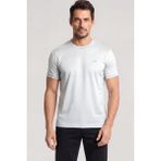 Paul & Shark Erkek Regular Fit Yuvarlak Çizgili Yakalı Metalik Logo Detaylı Kısa Kollu Mavi T-Shirt 26411008SM-394 - 2XL