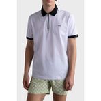 Paul & Shark Pamuklu Regular Fit Yarım Fermuarlı Polo Yaka T Shirt Erkek Polo Yaka T Shirt 24411319 010 - Beyaz - XS