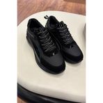 Paulo LUİZ 1102 SİYAH RUGAN HAKİKİ DERİ ERKEK SNEAKERS - ERKEK SPOR AYAKKABI