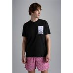 PAUL&SHARK Erkek Marka Logolu Pamuklu Normal Kalıp Günlük Haki T-Shirt -011 24411064
