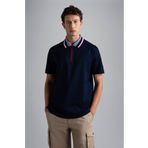 PAUL&SHARK Erkek Pamuklu Polo Yakalı Düğme Kapamalı Kısa Kollu Lacivert Polo Yaka T-shirt -013 24411288