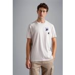 PAUL&SHARK Erkek Pamuklu Regular Fit Yuvarlak Yaka Bej T-Shirt -029 24411117