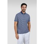 PAUL&SHARK Erkek Polo Yaka Çizgili Kısa Kollu Pamuklu Mavi-Beyaz Polo Yaka T-Shirt -120 25411226