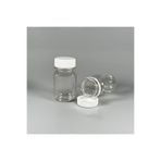 Pause Art Home 100 CC SİLİNDİR PET ŞİŞE (15,6 GR) - 38 MM GENİŞ AĞIZLI KİLİTLİ BEYAZ KAPAKLI - 100 ML PLASTİK BOŞ ŞİŞELER 10 ADET