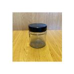 Pause Art Home 255 CC ALMAN KAVANOZ - SİYAH METAL KAPAKLI - 255 ML DERİN KAPAKLI CAM KAVANOZ 6 ADET