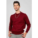 Pave 4538103 Bordo Bisiklet Yaka Yün Erkek Kazak