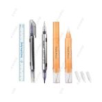 Pavone Microblading Medikal Işaretleme Kalemi Ikili Set - Kalıcı Makyaj Kilinik Kalem - Kalem ve Silgi - Mavi