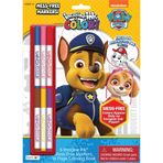 PAW Patrol 16 Sayfa Imagine Mürekkep Boyama Kitabı, 6 Mini Karışıklık İçermeyen İşaretleyici Bendon 50611