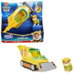 Paw Patrol, Aqua Pups, Rubble Köpek Yavrusu Figürlü Çekiç Başlı Köpek Balığı Tasarımlı Ana Araç, Oyuncak Araba