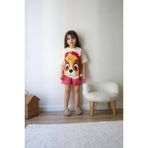 Paw Patrol Baskılı Kız Çocuk Kısa Kollu Şortlu Takım Krem - 5-6 Yaş - 5 - 6 Yaş