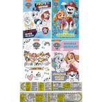 Paw Patrol Boyama Kitap 4'lü Set - Matematik Öğreten Cetvel