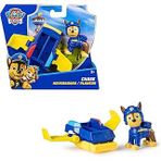 PAW PATROL, Chase Action Pup, katlanabilir kanatlı mini kurtarma uçaklı oyun figürü, 3 yaşından büyük çocuklar için oyuncak