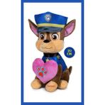 Paw Patrol Figür Peluş Oyuncak Love Serisi - Chase - 20 cm - Renkli