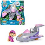 PAW PATROL Jungle Pups Skye figürlü Şahin Aracı (temel araç), 3 yaşından büyük çocuklar için oyuncak