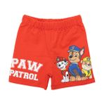 PAW Patrol - NICKELODEON Erkek Bebek Şort Reçme Paça Kırmızı