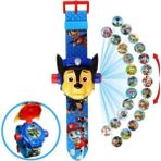 Paw Patrol Projeksiyonlu Dijital Oyuncak Çocuk Saati Duvara Yansıtmalı Projektör Saat Paw Patrol - 51-Koyu Mavi