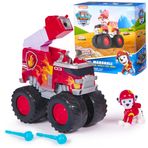 Paw Patrol: Rescue Wheels Marshall İtfaiye Arabası, Mermi Fırlatıcılı Oyuncak Kamyon ve Koleksiyon Aksiyon Figürü, 3 Yaş ve Erkek Çocuk Oyuncakları
