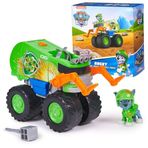 Paw Patrol: Rescue Wheels Rocky'nin Geri Dönüşüm Kamyonu, Mermi Fırlatıcılı Oyuncak Kamyon ve Koleksiyon Aksiyon Figürü, 3 Yaş ve Erkek Çocuk Oyuncakları