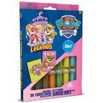 Paw Patrol Skye&rubble Eğitici Ve Eğlendirici Kum Boyama Aktivite Seti 2in1-red Castle Dsa-05