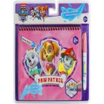 Paw Patrol Su ile Sihirli Boyama Kitabı Kız Çocuklar İçin Pembe Eğlenceli Tasarım 6+ Yaş