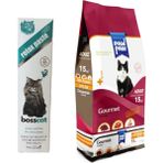 Paw Paw Gurmeyetişkin Kedi Maması 15 kg + Destek Malt