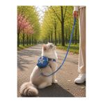 Pawellia Çantalı Kaçış Önleyici Kedi Gezdirme Tasması Ve Küçük Irk Köpek Gezdirme Tasması
