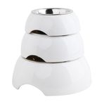 Pawise 11032 Melamin Gövde 350 ml Çelik Mama Kabı