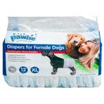 Pawise 12974 XLarge 38-56 cm 12 Adet Dişi Köpek Pedi