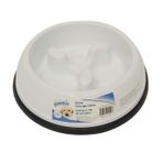 Pawise 1500 ml 23x7.5 cm Beyaz Köpekler için Yavaş Beslenme Mama Kabı