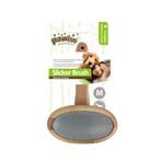 Pawise Elips Ahşap Saplı İnce Telli Köpek Tarağı M