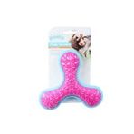 Pawise Kauçuk Bumerang Pembe Mavi 16 cm Köpek Oyuncağı
