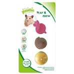 Pawise No 2 Ahşap Lif Yenebilir Kemirme Oyuncağı