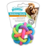 Pawise Rainbow World Örgü Top 7.5 cm Köpek Oyuncakları
