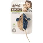 Pawise Simple Cat Hasır Kedi Oyuncağı Fare Sptgl - Renkli