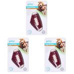 Pawise Yum N Fun Tavuk Aromalı Çiğneme Köpek Oyuncağı 11 cm (3 paketi)