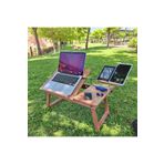 PAWN MARK COMPANY Katlanır Ayaklı Ayarlanabilir Laptop Sehpası Telefon Bölmeli laptop Çalışma Masası