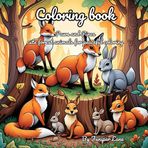 Paws and Pines: Cute Forest Animals for Peaceful Coloring