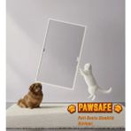 Pawsafe Menteşeli Pencere Sineklik Sistemi – Kedi Dostu Tasarım | Palace Aluminium - Beyaz - 50 x 100