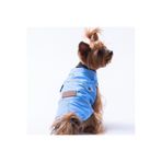 Pawstar Açık Mavi Kot Desen Denim Look Kedi Köpek Gömleği - Kedi Köpek Kıyafeti