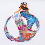 Pawstar Air-Mesh Mosaic Köpek Göğüs Tasması - Renkli