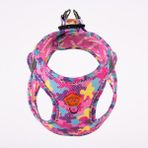 Pawstar Air-Mesh Rosea Camouflage Köpek Göğüs Tasması - XS - Açık Pembe