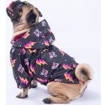Pawstar Cool Polarlı Köpek Montu Köpek Yağmurluk Köpek Kıyafeti Köpek Elbisesi L