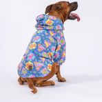 Pawstar Dinosaurum Fileli Orta ve Büyük Irk Köpek Montu Köpek Yağmurluk Köpek Elbisesi Köpek Kıyafeti 3XL
